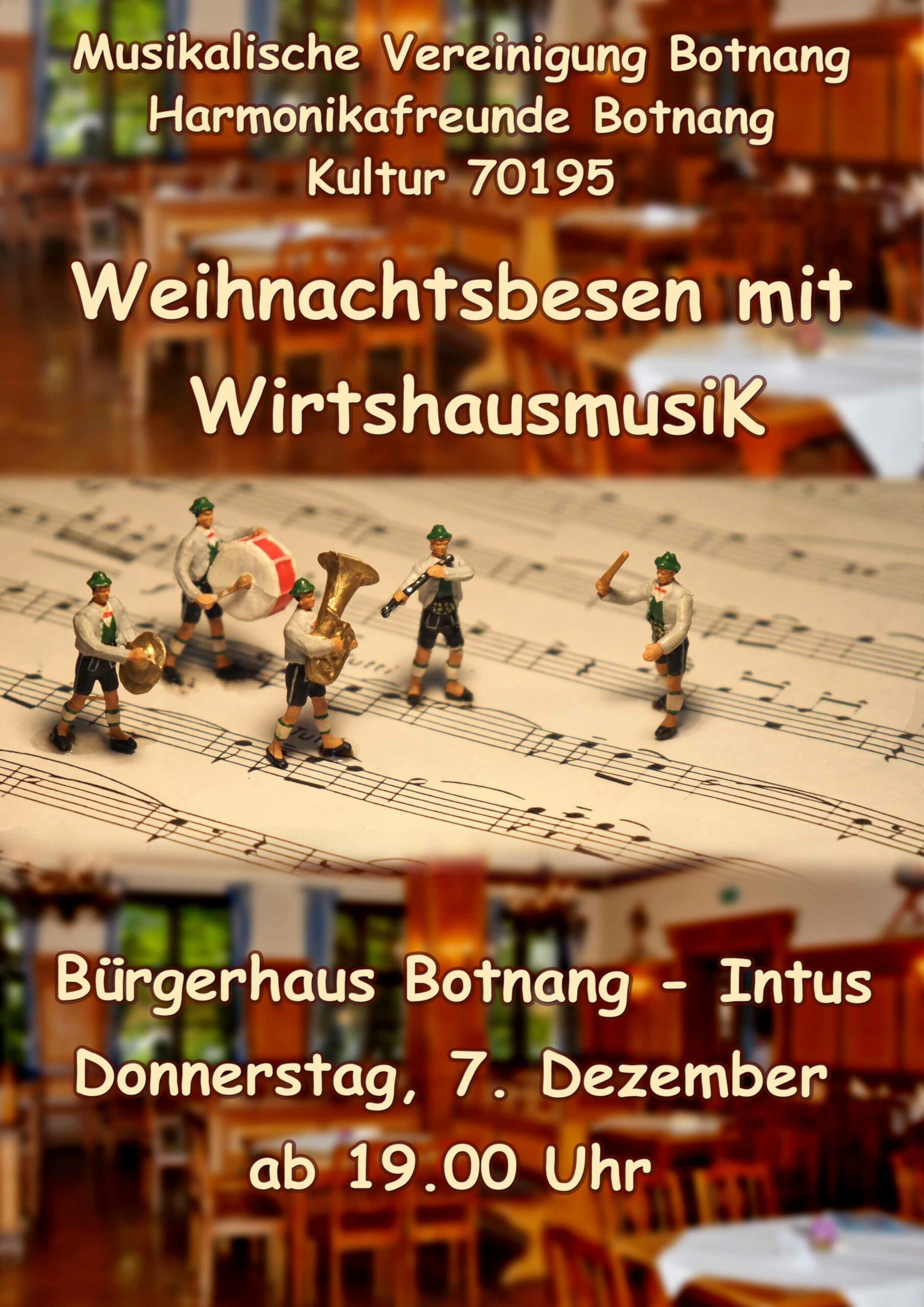 Read more about the article Weihnachtsbesen im Intus Botnang