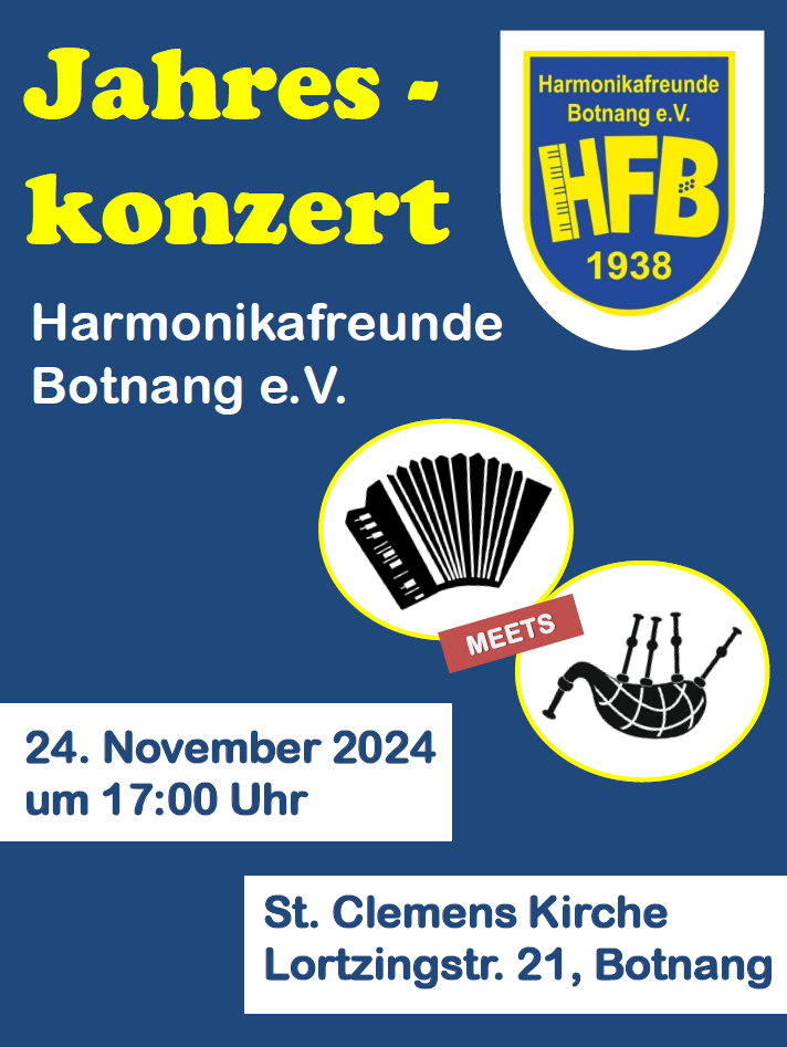 Mehr über den Artikel erfahren Jahreskonzert der Harmonikafreunde Botnang 